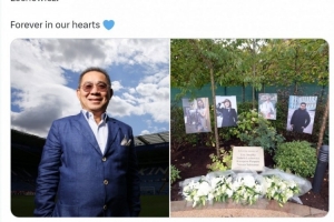 维猜去世七周年莱斯特城社媒发文缅怀：永远在我们心中