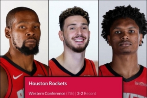 又一项第一！马刺输球后 火箭以+12.5的净效率暂居联盟第一